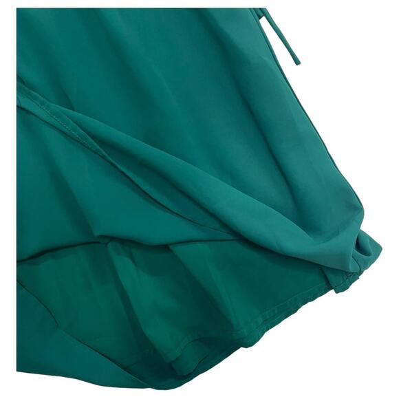 41 Hawthorn Dress Womens Small Green V Neck Flutter Sleeve Cinch Waist Lined - Picture 6 of 13